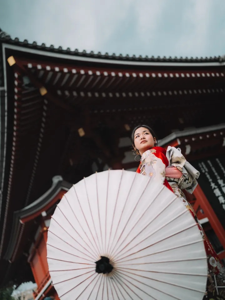 Whispers of Edo: Tokyo Kimono Photoshoot Experience in Asakusa