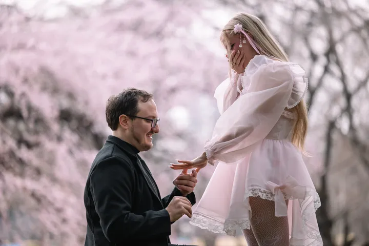 Cherry Blossom Dreams – Sakura Photoshoot For Couples In Tokyo