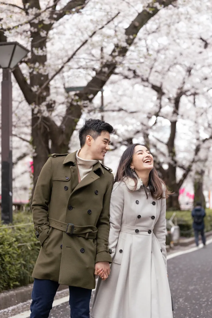 Cherry Blossom Dreams – Sakura Photoshoot For Couples In Tokyo
