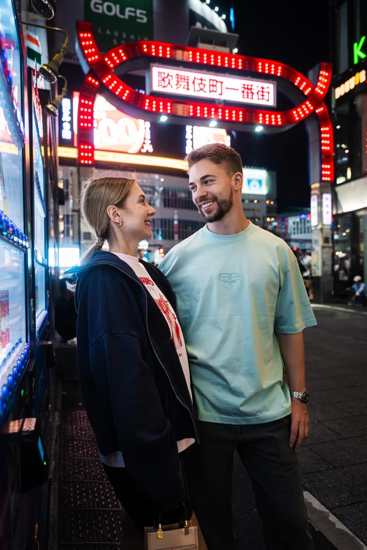 Urban & Neon Night Photoshoot in Tokyo with a Pro Photographer