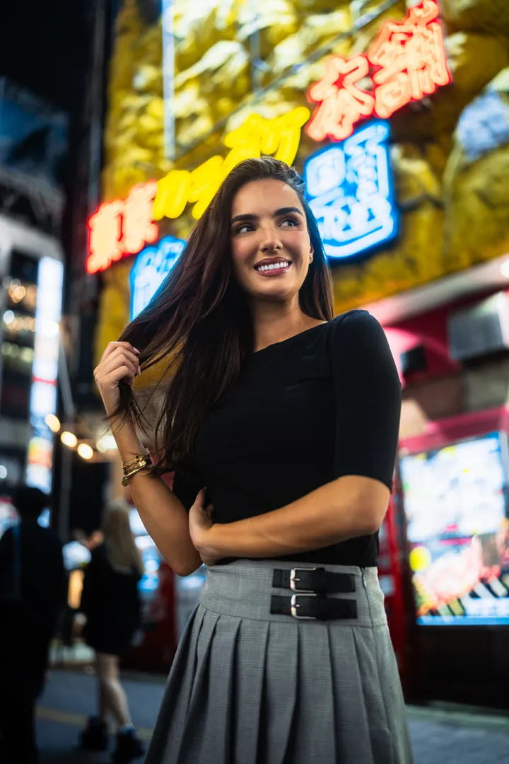 Urban & Neon Night Photoshoot in Tokyo with a Pro Photographer