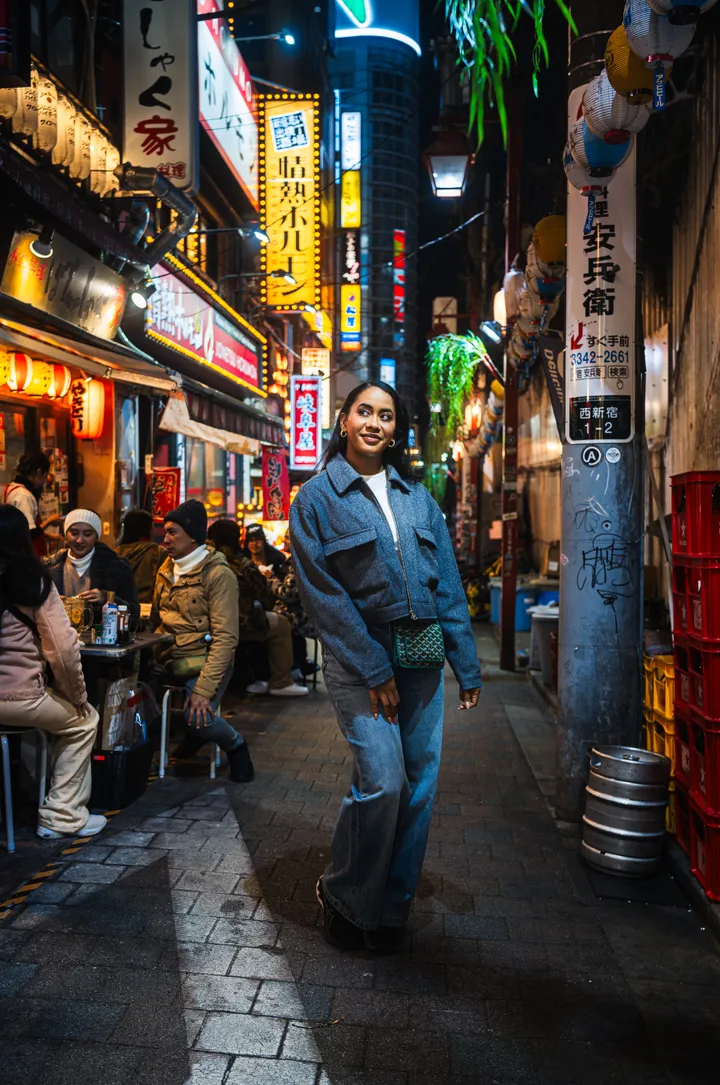 Urban & Neon Night Photoshoot in Tokyo with a Pro Photographer