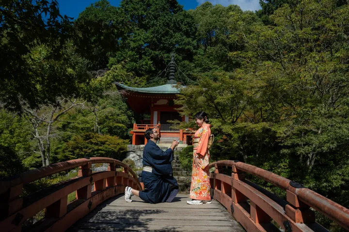 Proposal Photoshoot In Kyoto With A Local Japanese Photographer