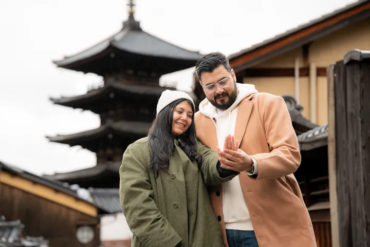 Proposal Photoshoot In Kyoto With A Local Japanese Photographer