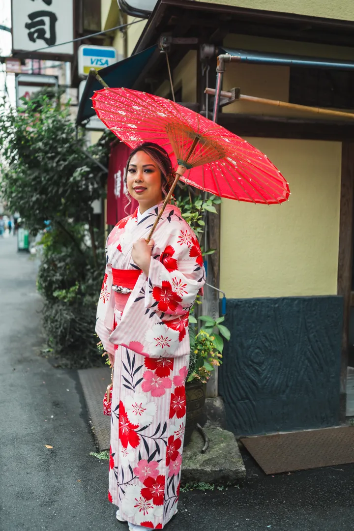 Tokyo Traditional Kimono Photoshoot in Asakusa & Sensoji Temple