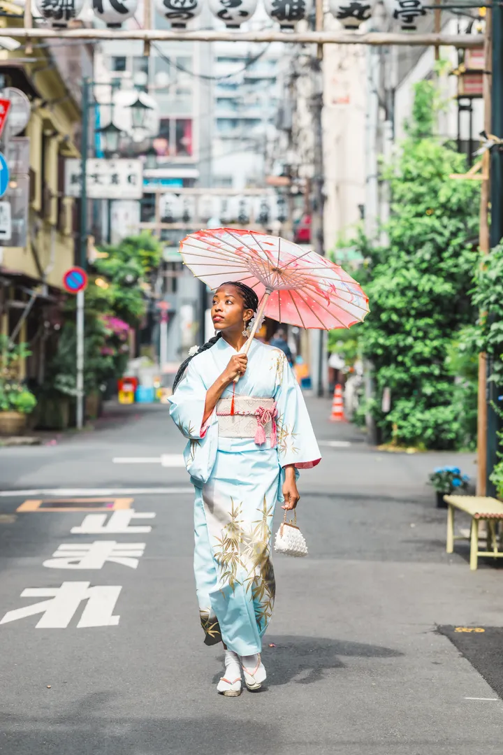 Tokyo Traditional Kimono Photoshoot in Asakusa & Sensoji Temple
