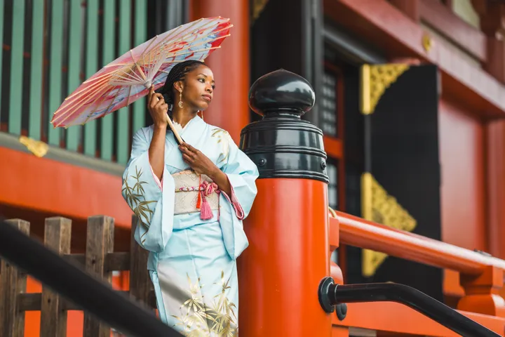 Tokyo Traditional Kimono Photoshoot in Asakusa & Sensoji Temple