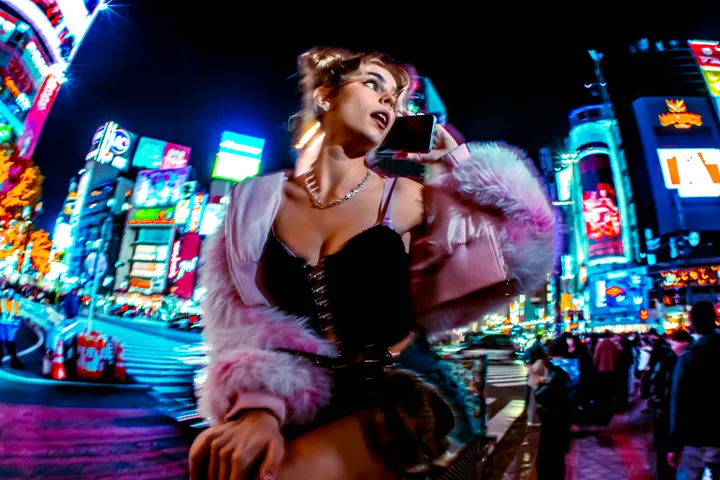 Night Cyberpunk Photoshoot in Tokyo with a Local Japanese Photographer