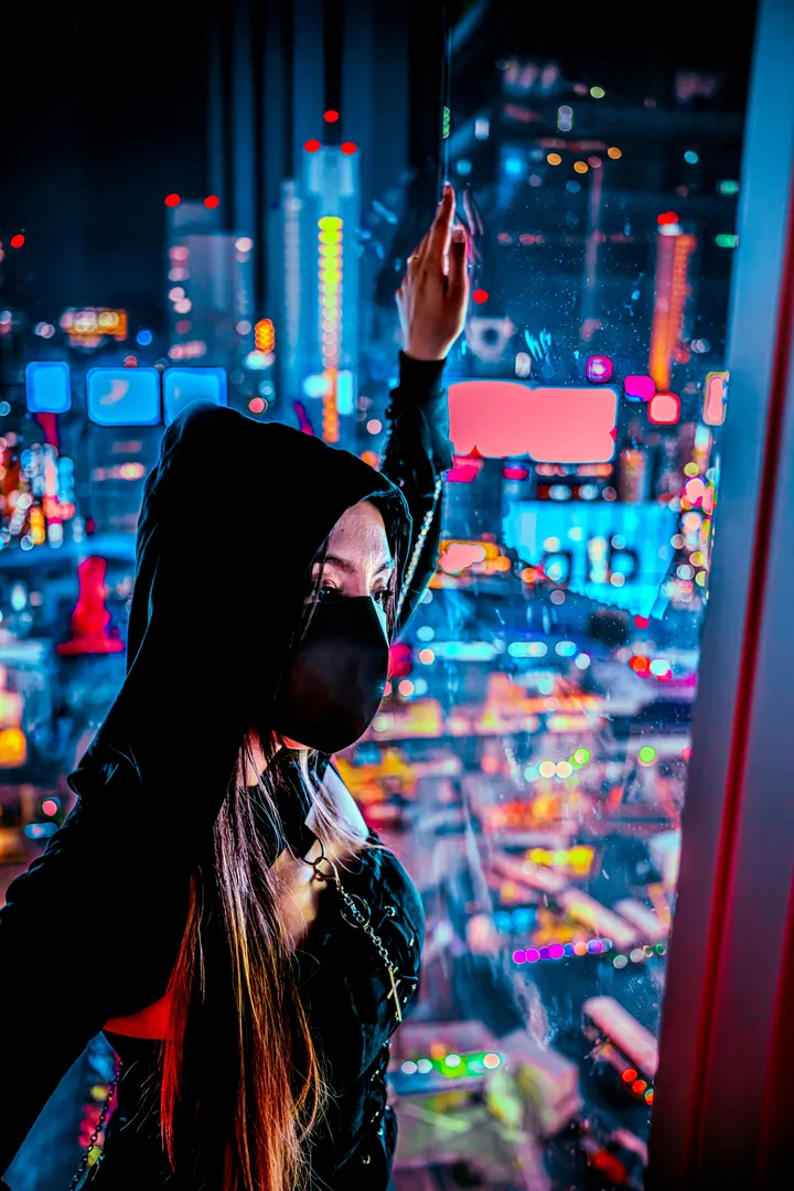 Night Cyberpunk Photoshoot in Tokyo with a Local Japanese Photographer