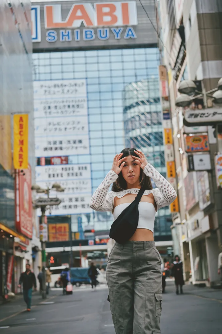 Cinematic Travel Video Shoot in Tokyo Street with Photos Included