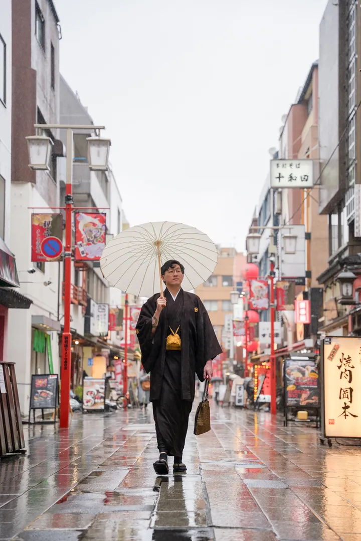 Timeless Kimono Photoshoot in Tokyo – Asakusa & Senso-ji Temple