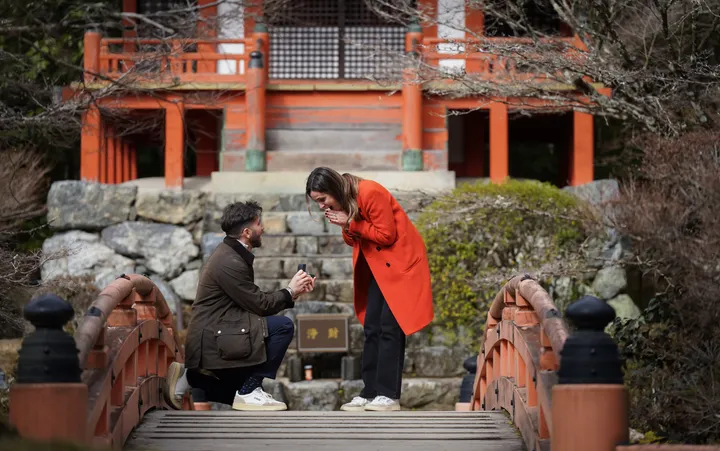 Kyoto Love Story: Capture Your Proposal with a Private Photographer