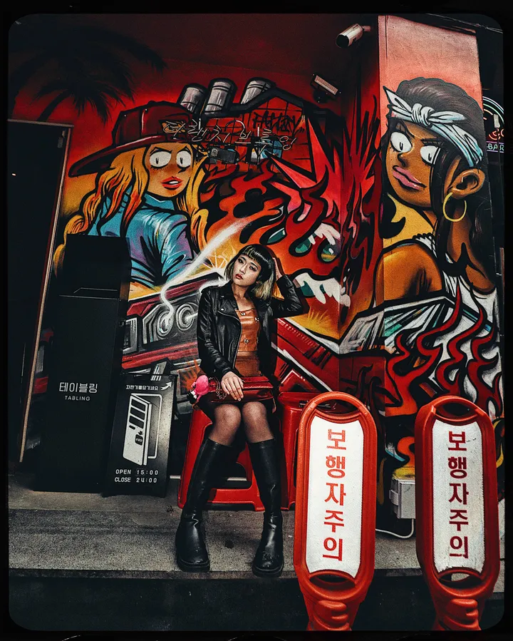 Seoul Underground – Unique Street Photoshoot with Fashion Photographer