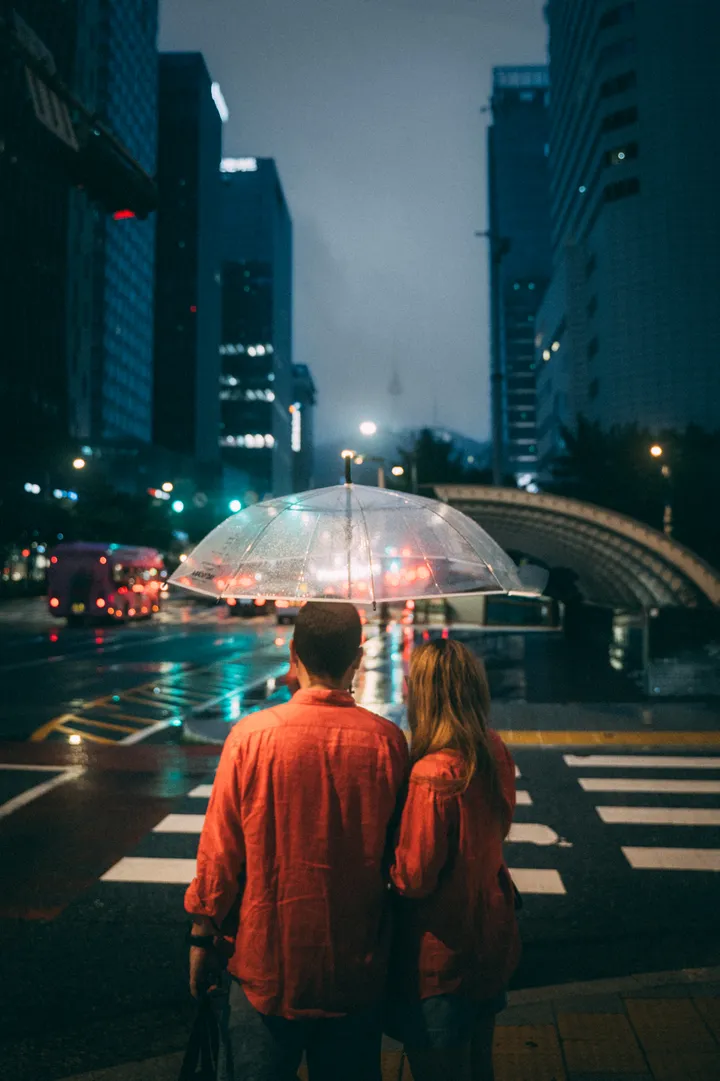 Korean Drama Love Story: A Cinematic Couple Photoshoot in Seoul