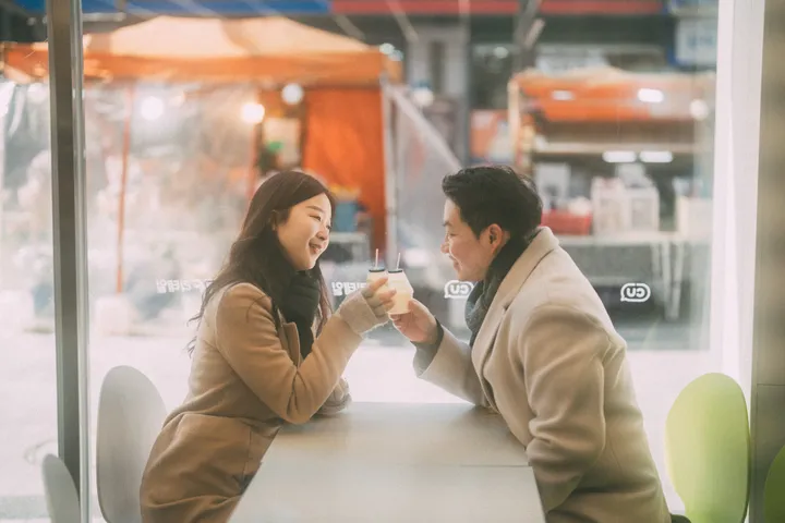 Korean Drama Love Story: A Cinematic Couple Photoshoot in Seoul