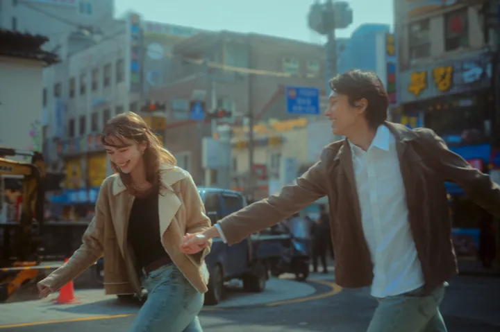 Korean Drama Love Story: A Cinematic Couple Photoshoot in Seoul