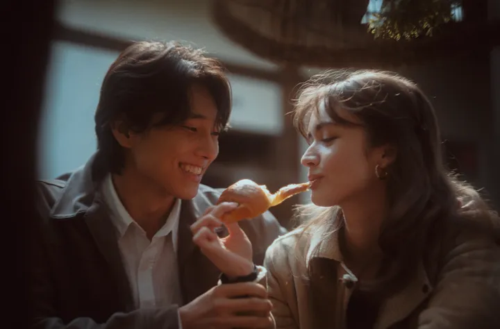 Korean Drama Love Story: A Cinematic Couple Photoshoot in Seoul