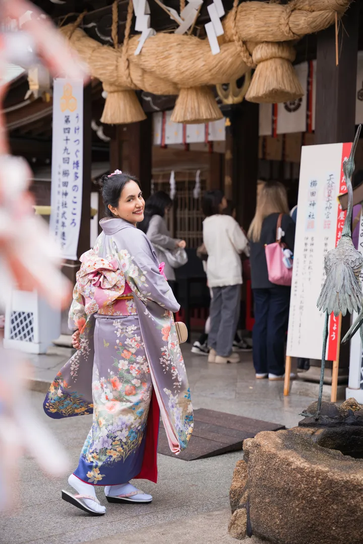 Fukuoka Dreamy Kimono Photoshoot at Local Hidden Gems
