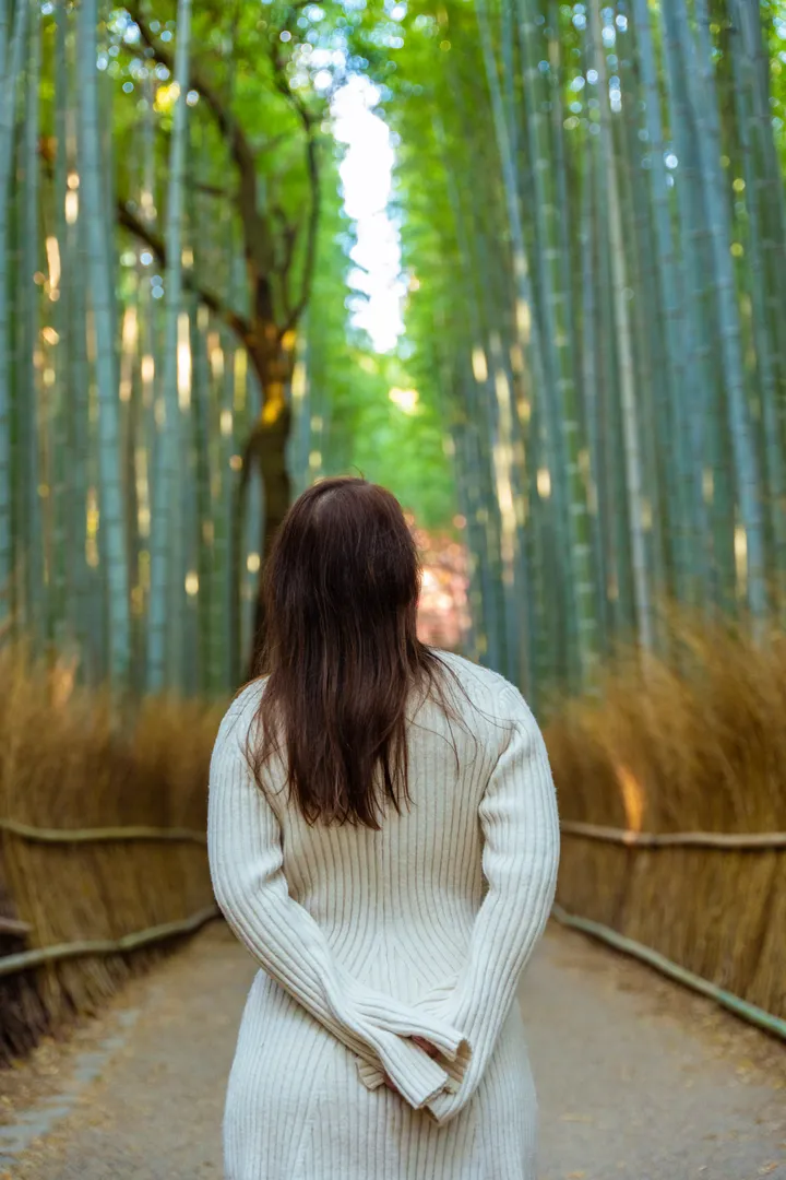 Enchanting Kyoto Kimono Photoshoot in Arashiyama Bamboo Forest