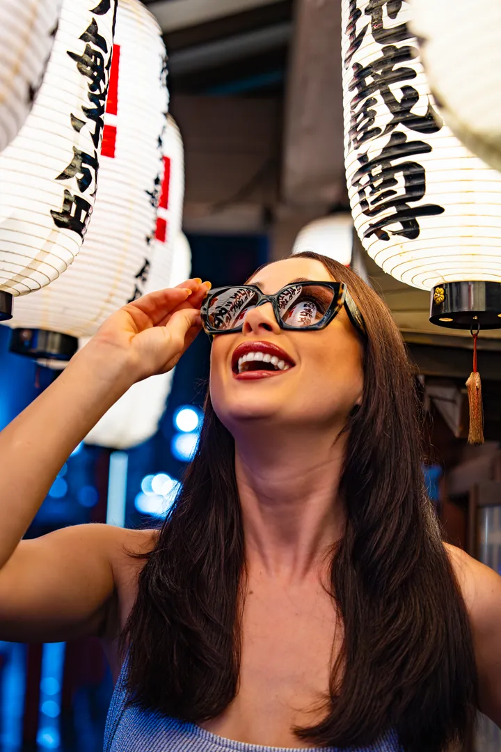 Vibrant Night Photoshoot in Osaka With Local Photographer