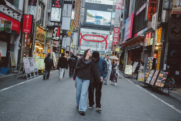 Film-Style Prenup Photoshoot Experience in Tokyo for Couples