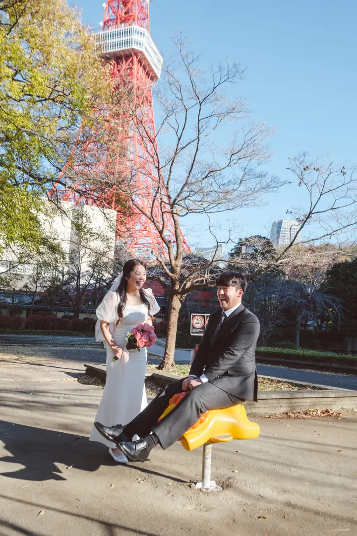 Film-Style Prenup Photoshoot Experience in Tokyo for Couples