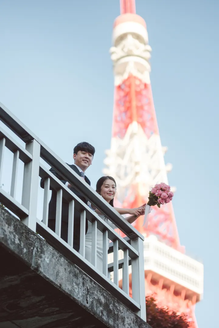 Film-Style Prenup Photoshoot Experience in Tokyo for Couples