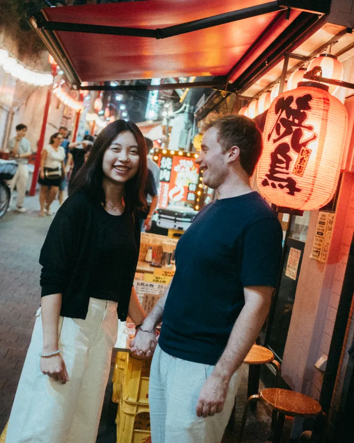 Film-Style Prenup Photoshoot Experience in Tokyo for Couples