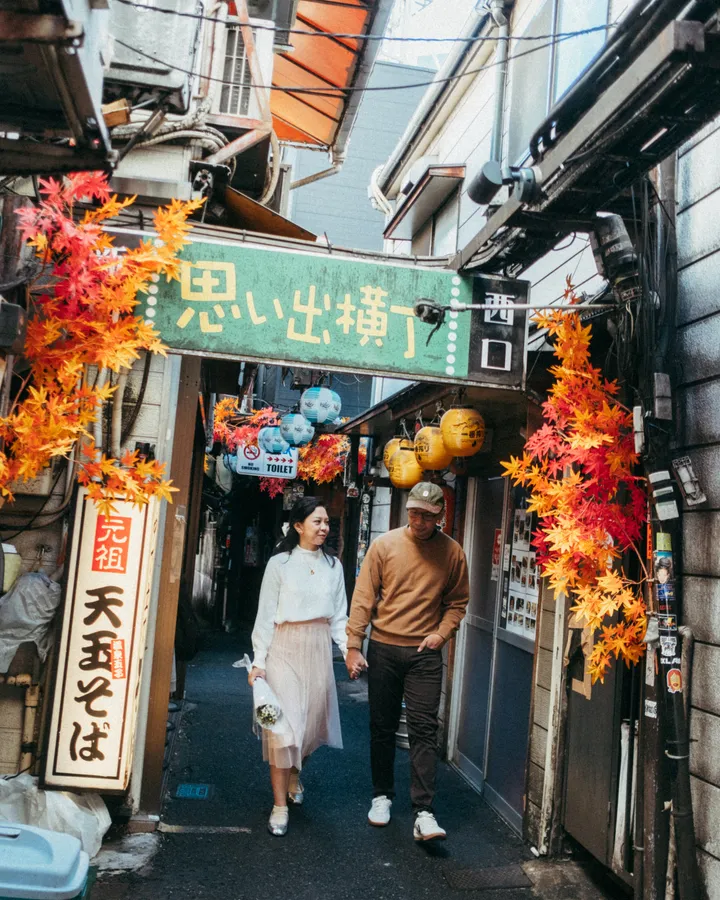 Film-Style Prenup Photoshoot Experience in Tokyo for Couples