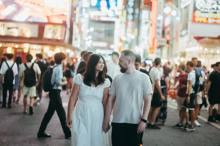 Film-Style Prenup Photoshoot Experience in Tokyo for Couples