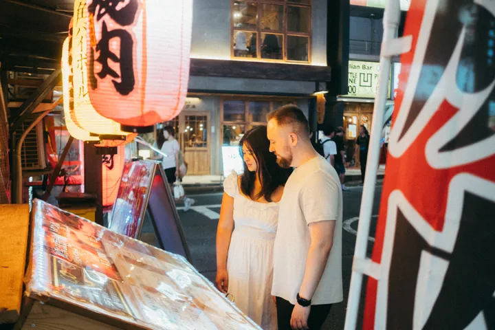 Film-Style Prenup Photoshoot Experience in Tokyo for Couples